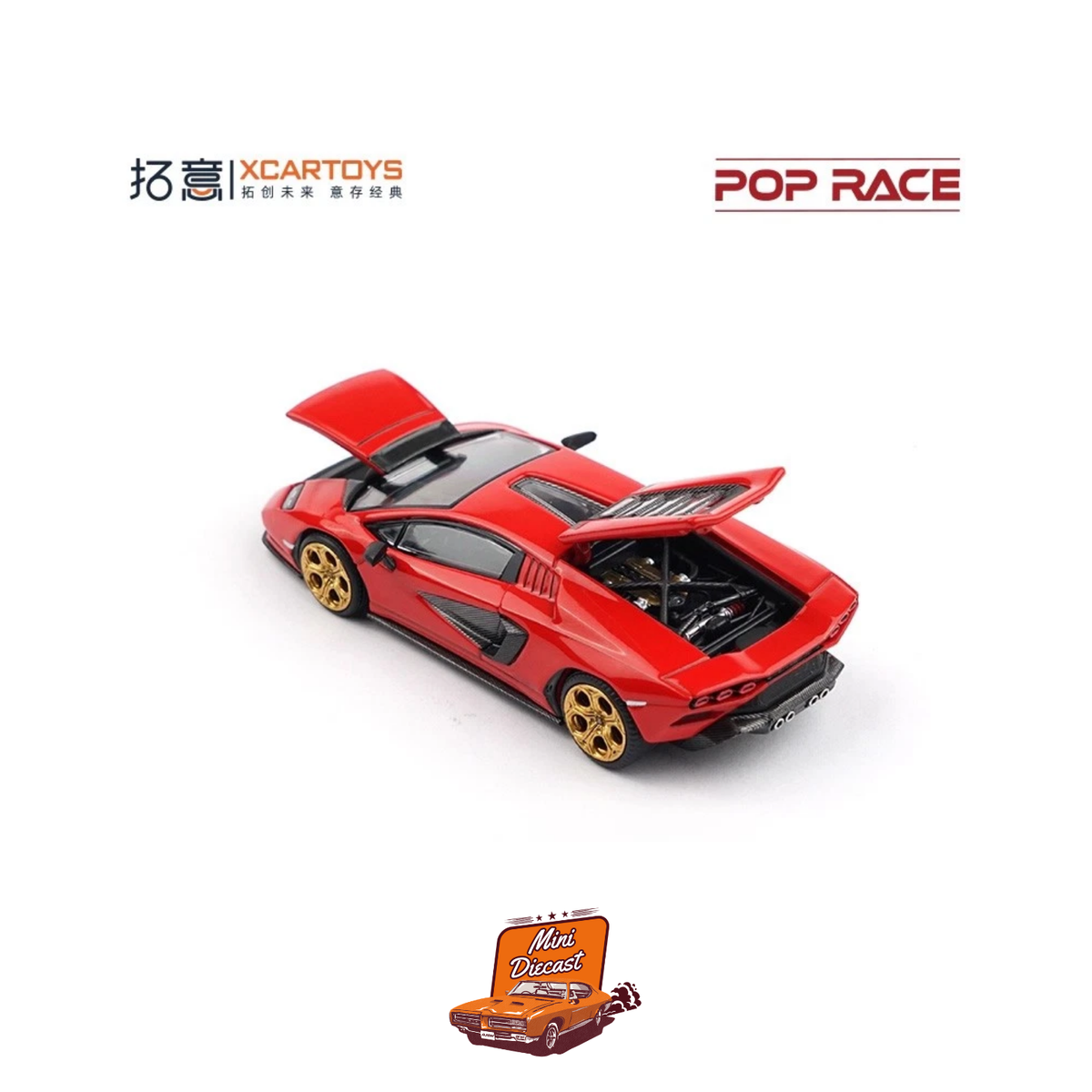 Pop Race x XCARTOYS S27-03 Lamborghini Countach LPI 800-4