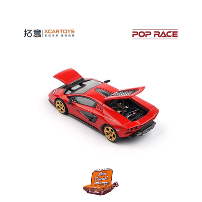 Pop Race x XCARTOYS S27-03 Lamborghini Countach LPI 800-4