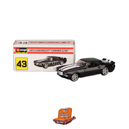Bburago 1:64 – 1971 Chevrolet Camaro Z/28