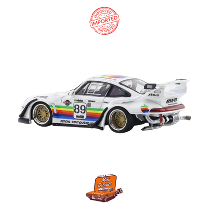 RWB Street Warrior x Ghost Player Porsche 911 (993) "Apple" Livery – Limited Edition Diecast Model