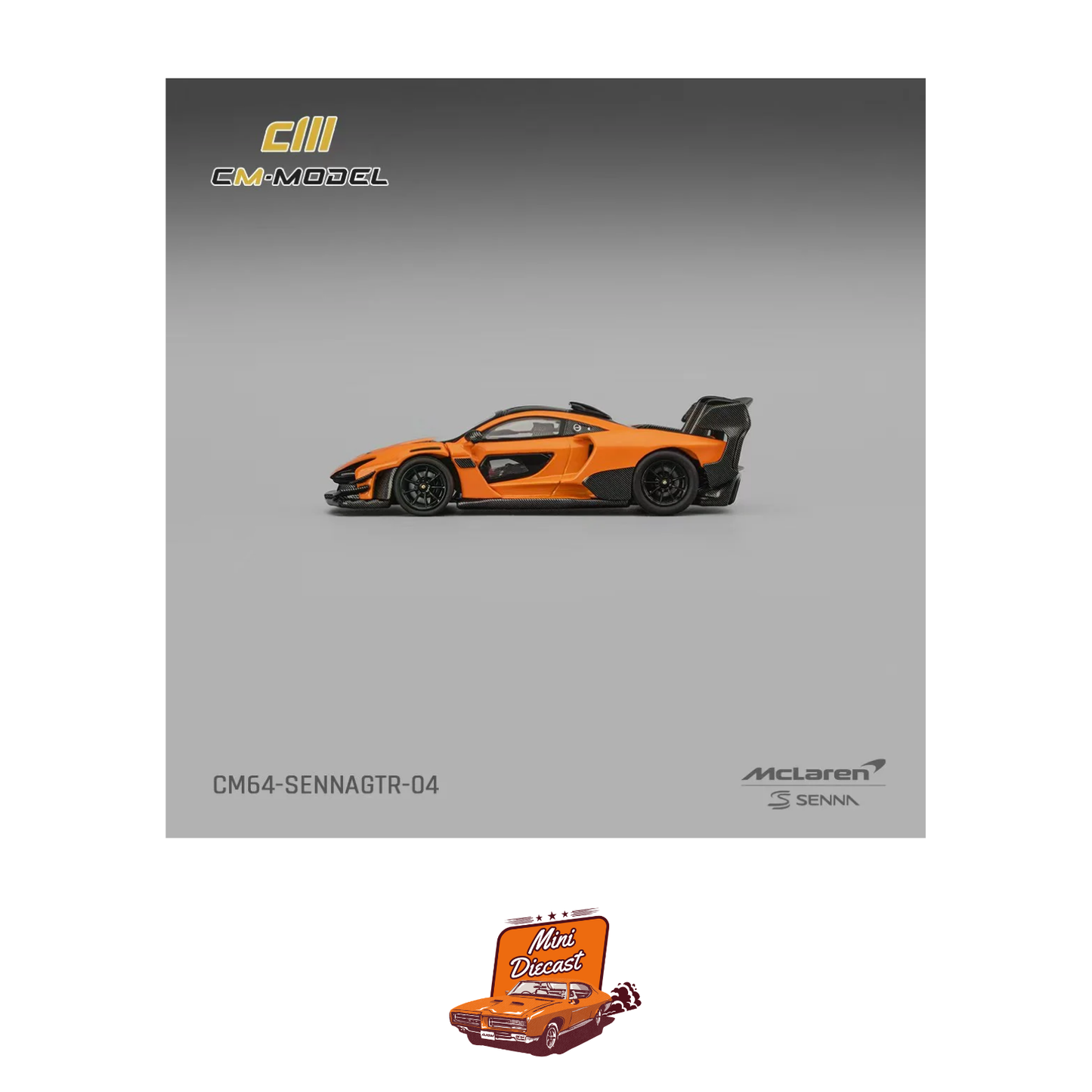 CM Model McLaren Senna GTR Papaya Orange (CM64-SENNAGTR-04)