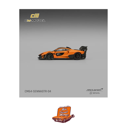 CM Model McLaren Senna GTR Papaya Orange (CM64-SENNAGTR-04)