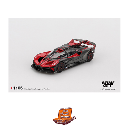 Mini GT #1105 Bugatti Bolide Red – Coming Soon (ETA: April End 2026)