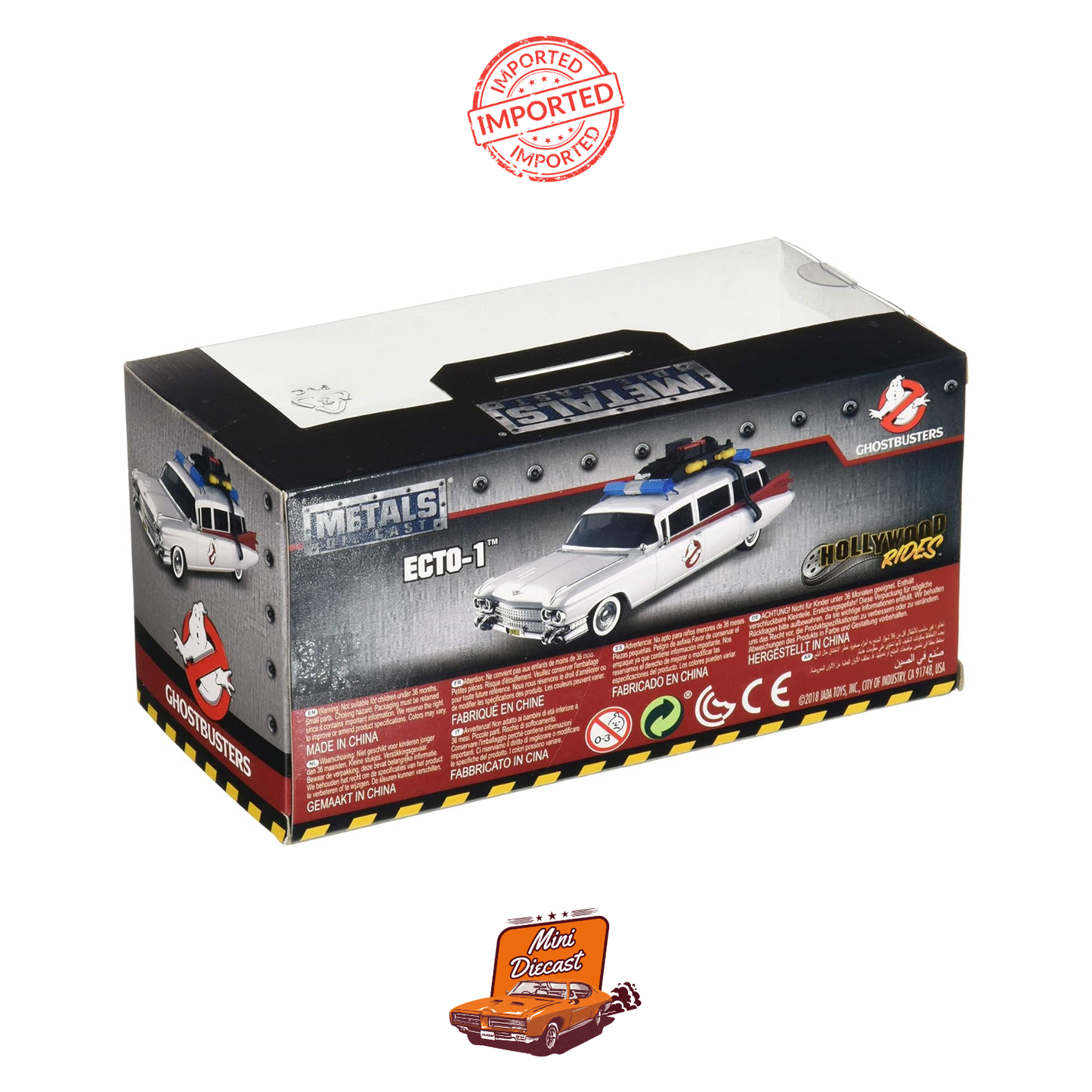 Jada Hollywood Rides “Ghostbusters” Ecto-1 1:32 Scale