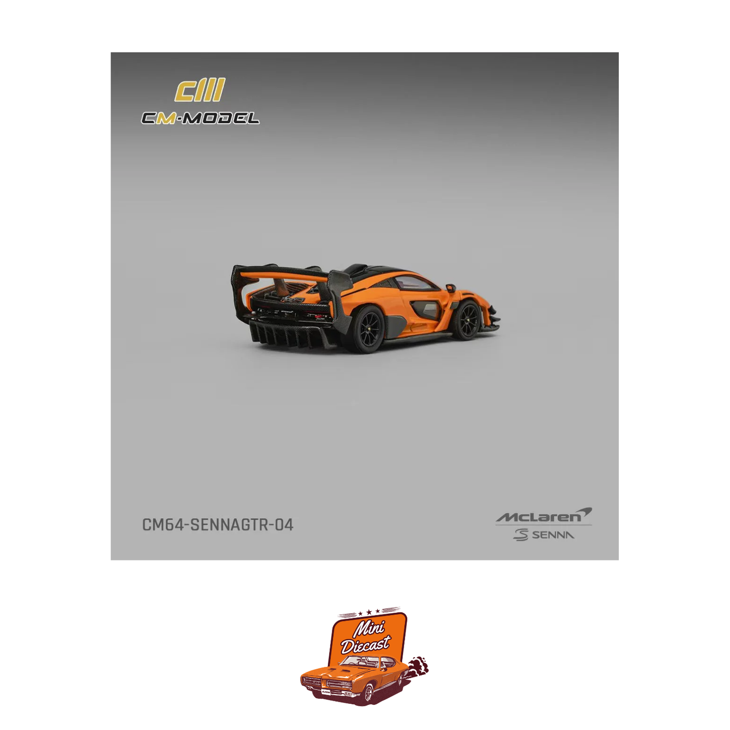 CM Model McLaren Senna GTR Papaya Orange (CM64-SENNAGTR-04)