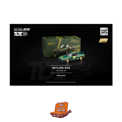 Pop Race x GRANDPRIX Nissan Skyline R32 2026 Thailand Diecast Expo PR64-534