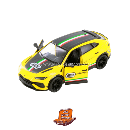 Kinsmart Lamborghini Urus Performante (Livery Edition) – 1:40 Scale Yellow