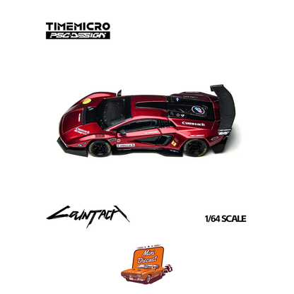 Time Micro × PSC Design Lamborghini Countach "V" Scarlet (TM647705)