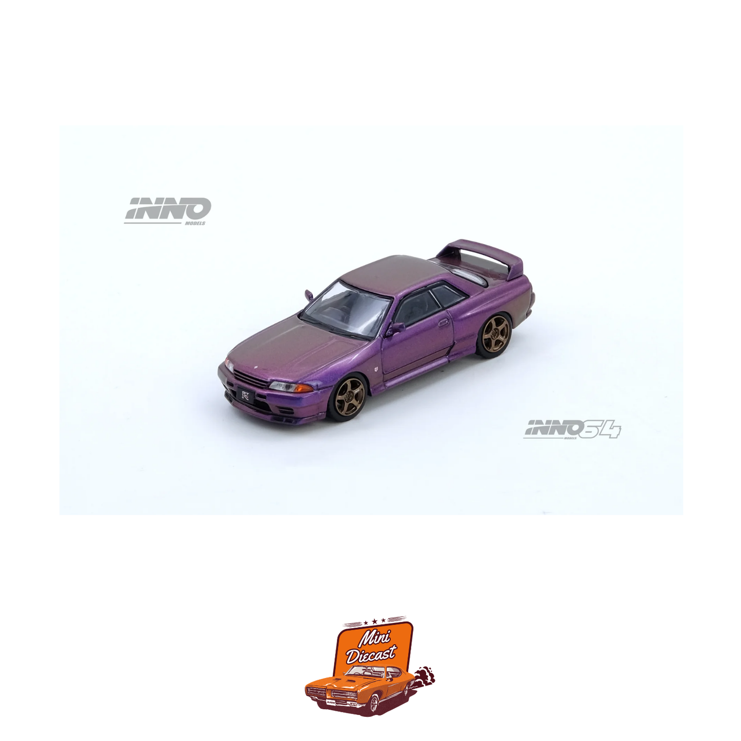 INNO64 Nissan Skyline GT-R (R32) Midnight Purple Australian Special Edition IN64-R32-MP-AS