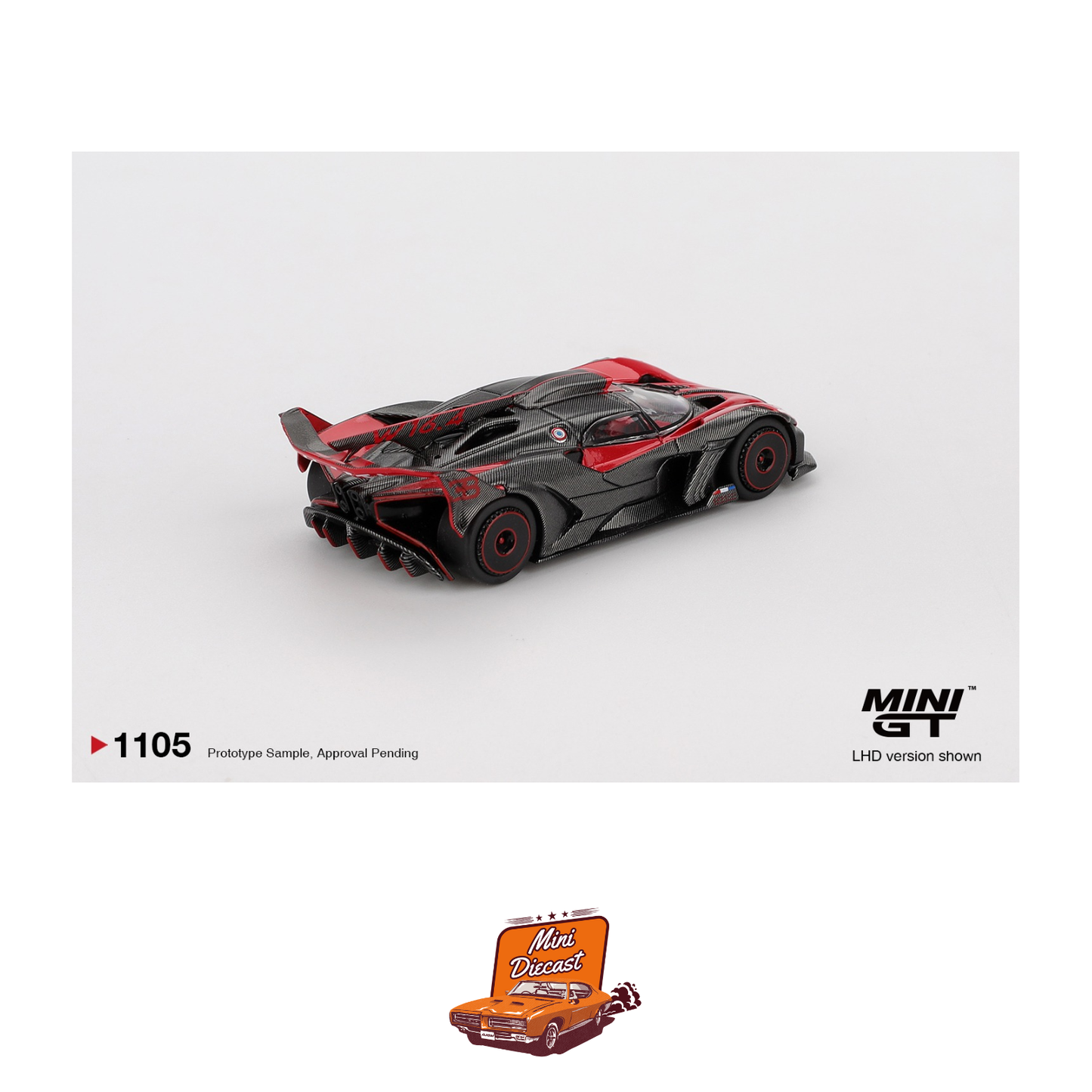 Mini GT #1105 Bugatti Bolide Red – Coming Soon (ETA: April End 2026)