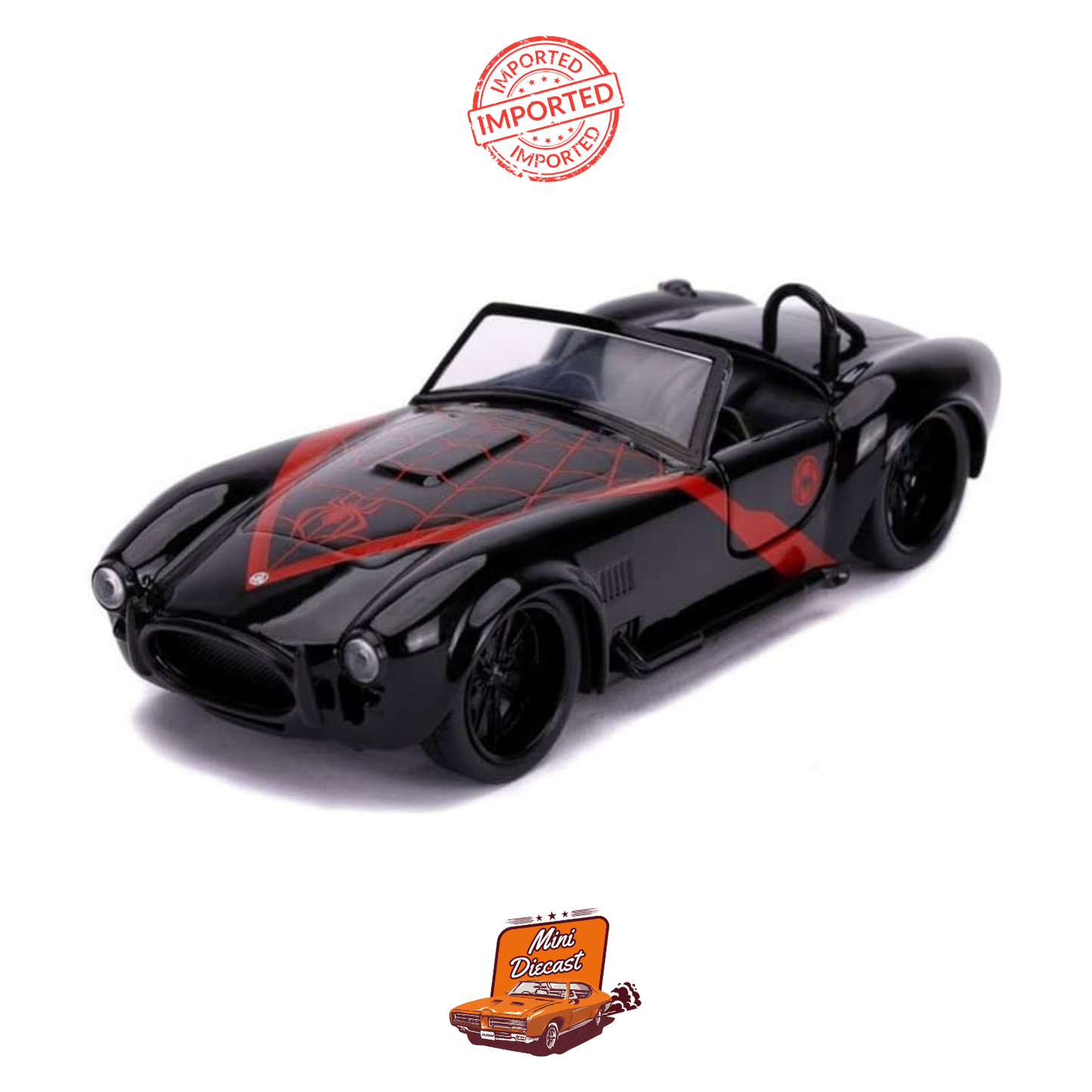 Jada Hollywood Rides “Spider-Man” 1965 Shelby Cobra 427 S/C 1:32 Scale