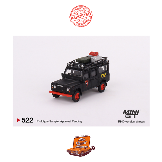 Mini GT #522 Land Rover Defender 110 Mobile Brigade Corps (KORPS BRIMOB) (Imported)