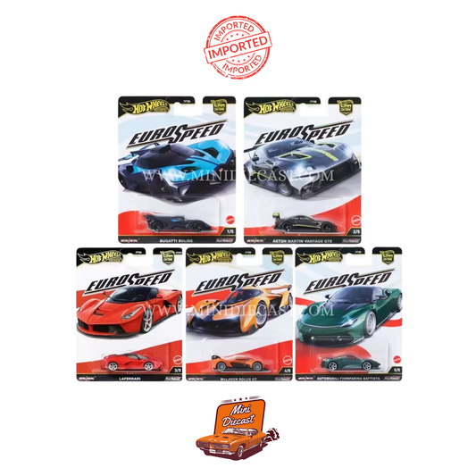Hot Wheels Premium Car Culture – Euro Speed Set of 5 (Imported)