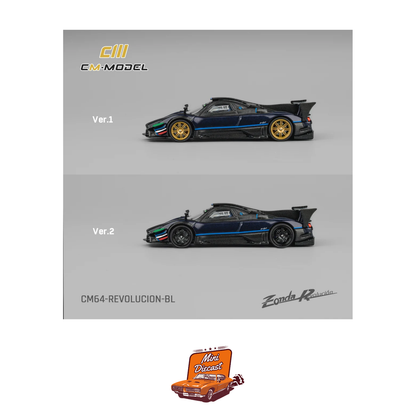 CM Model Pagani Zonda Revolucion Metallic Blue (CM64-Revolucion-BL)