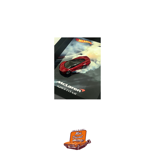 3D Car Frame – Hot Wheels McLaren Speedtail – A5 Size