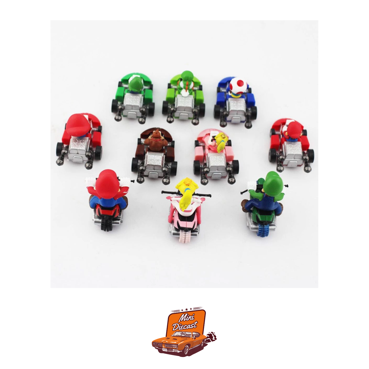 Mario Cart Pull Back Collection (Imported)