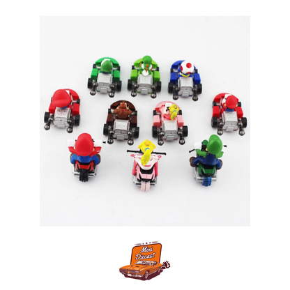 Mario Cart Pull Back Collection (Imported)