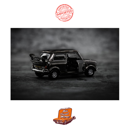 Tiny City Mini Cooper with Spoiler (Black Chrome) 1:50 Scale