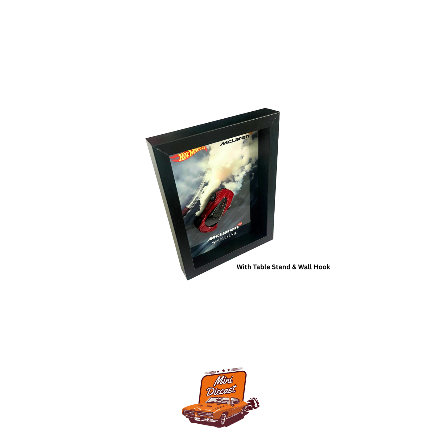 3D Car Frame – Hot Wheels McLaren Speedtail – A5 Size