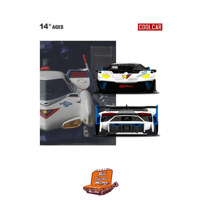 COOLCAR Lamborghini LP700-4 Aventador GT Evo White #30 N.ASERADA Livery CC643830