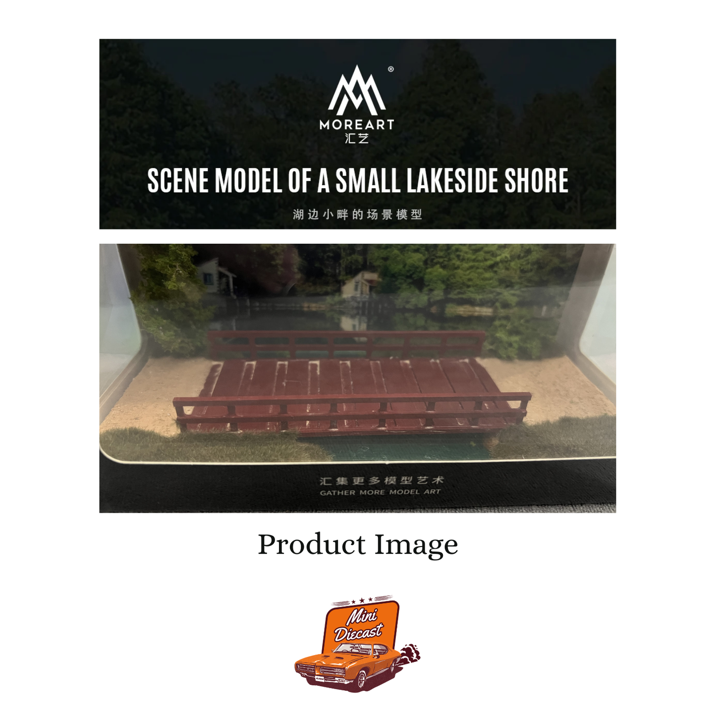 MoreArt Small Lakeside Shore Diorama for 1:64 Scale (MO901309)