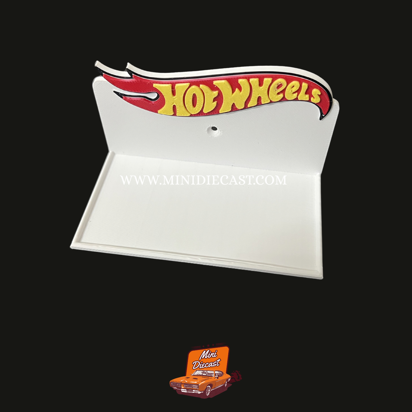 Hot Wheels Single Stand with Logo (1:64 Scale Cars)