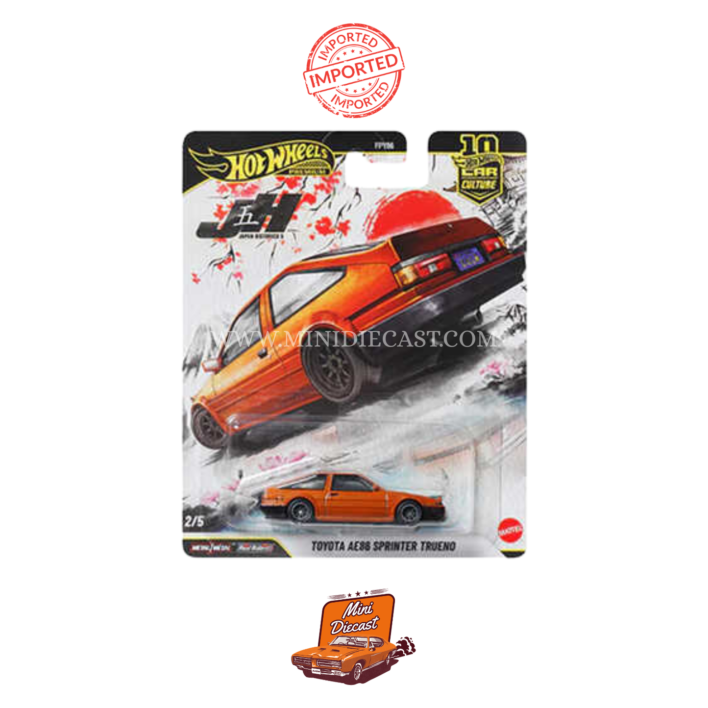 Hot Wheels Premium Car Culture Japan Historics 2026 – Set of 5 (Imported)