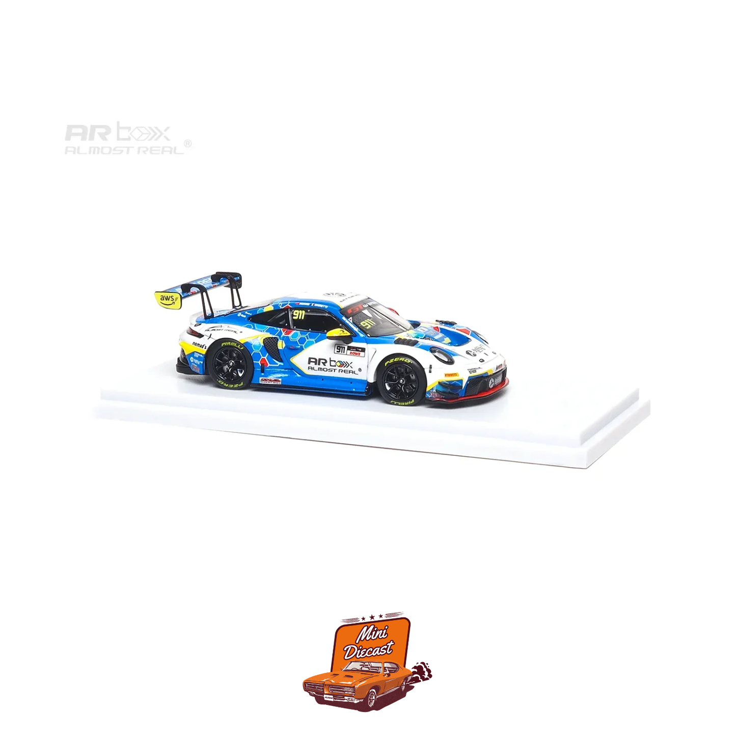 Almost Real Porsche 911 GT3 R 2026 GT World Challenge Asia Sepang #911 Presentation Car 1:64