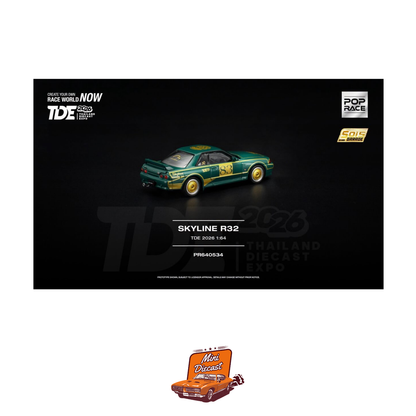 Pop Race x GRANDPRIX Nissan Skyline R32 2026 Thailand Diecast Expo PR64-534