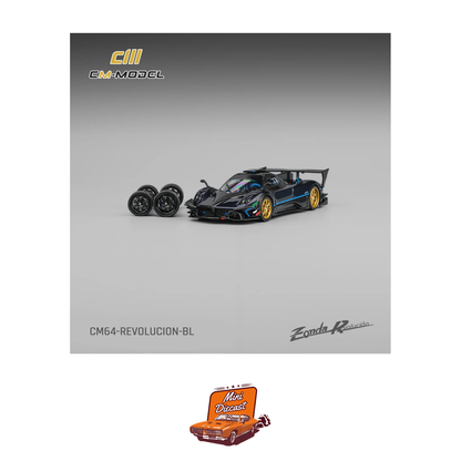 CM Model Pagani Zonda Revolucion Metallic Blue (CM64-Revolucion-BL)