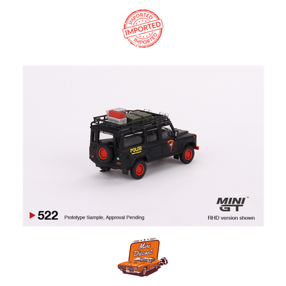 Mini GT #522 Land Rover Defender 110 Mobile Brigade Corps (KORPS BRIMOB) (Imported)