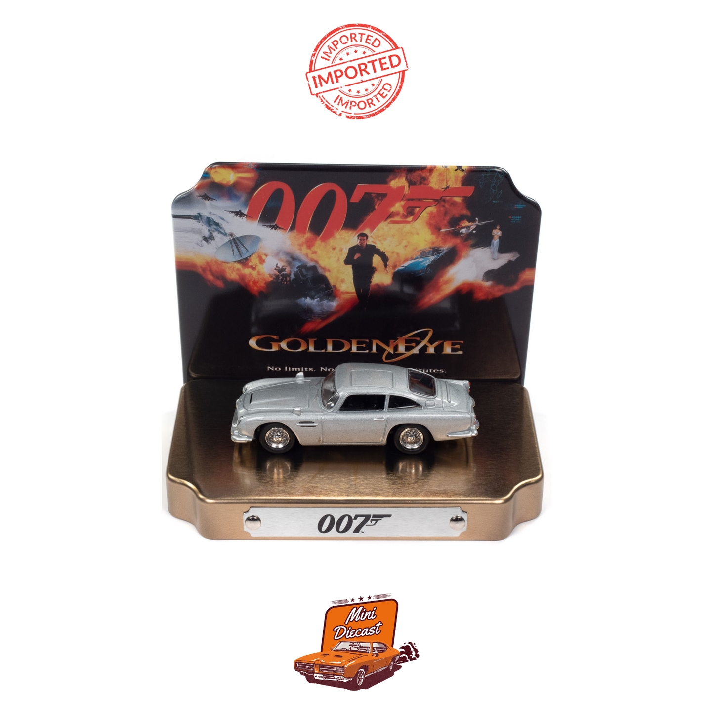 Johnny Lightning James Bond 007 “GoldenEye” Aston Martin DB5 (Imported)