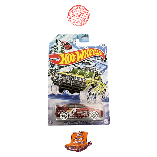 Hot Wheels Mainline 2023 Christmas Holiday – 2008 Lancer Evolution (Imported)