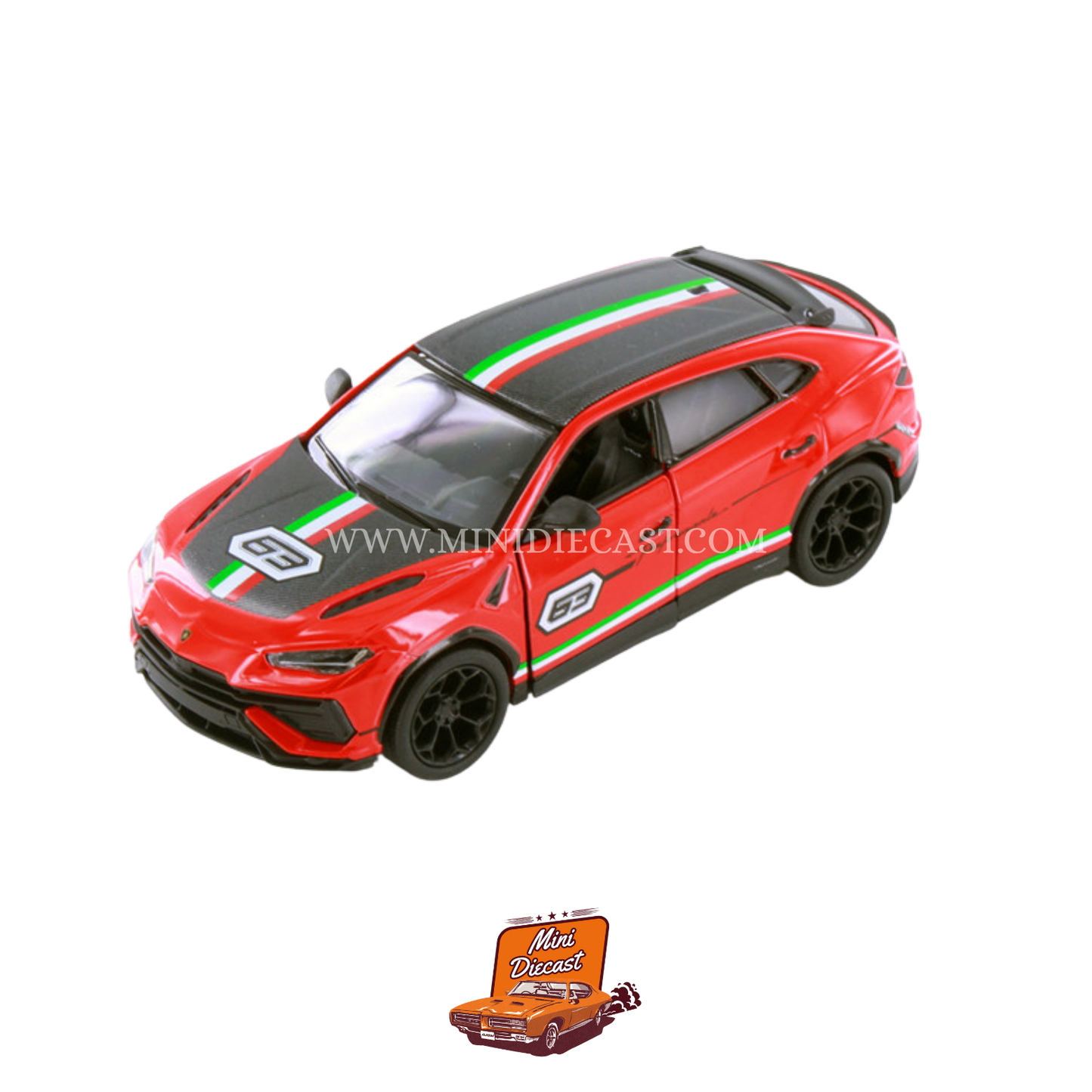 Kinsmart Lamborghini Urus Performante (Livery Edition) – 1:40 Scale Red