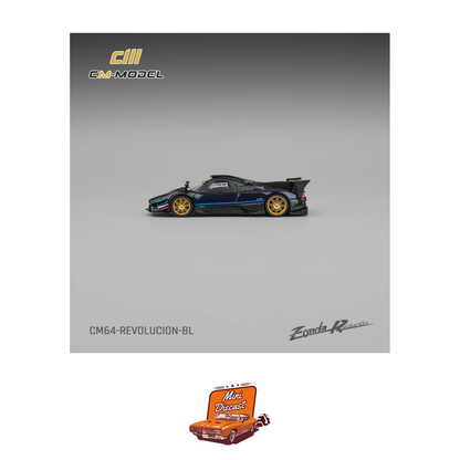 CM Model Pagani Zonda Revolucion Metallic Blue (CM64-Revolucion-BL)