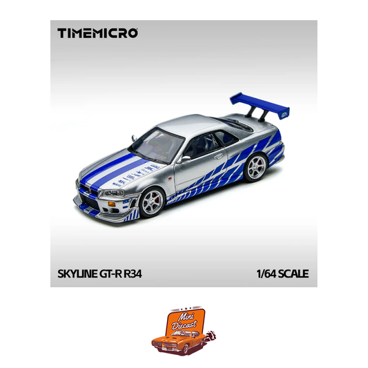 Time Micro Nissan Skyline GT-R R34 (TM800502)