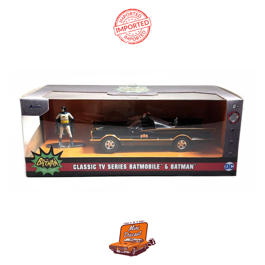 Jada Hollywood Rides “Batman Classic TV Series” Batmobile 1:32 Scale with Batman Figurine