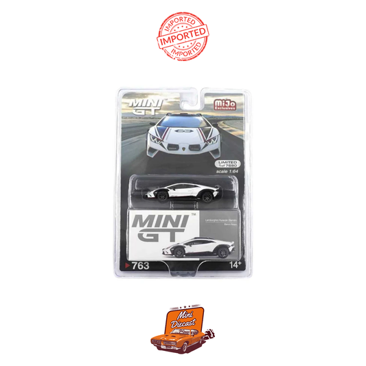 Mini GT #763 Lamborghini Huracán Sterrato Bianco Asopo (Blister Pack) (Imported)
