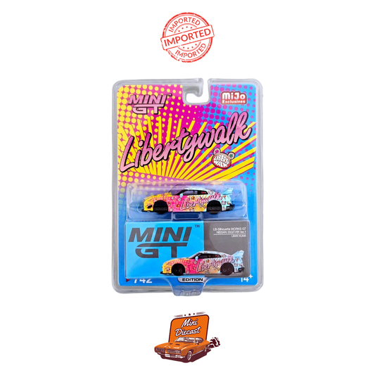 Mini GT #742 LB-Silhouette WORKS GT Nissan 35GT-RR Ver.1 LBWK KUMA (Blister Pack) (Imported)