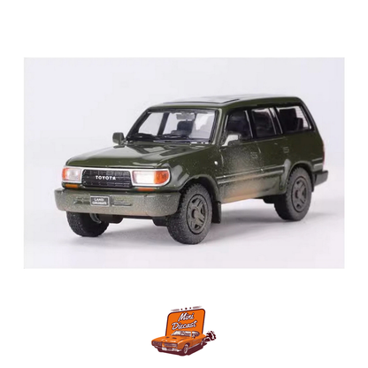MASSDI Toyota Land Cruiser LC80 1994 (Green with Mud Effect) (TYT1010)