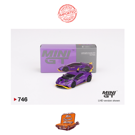 Mini GT #746 Lamborghini Huracan STO (Viola Pasifae)
