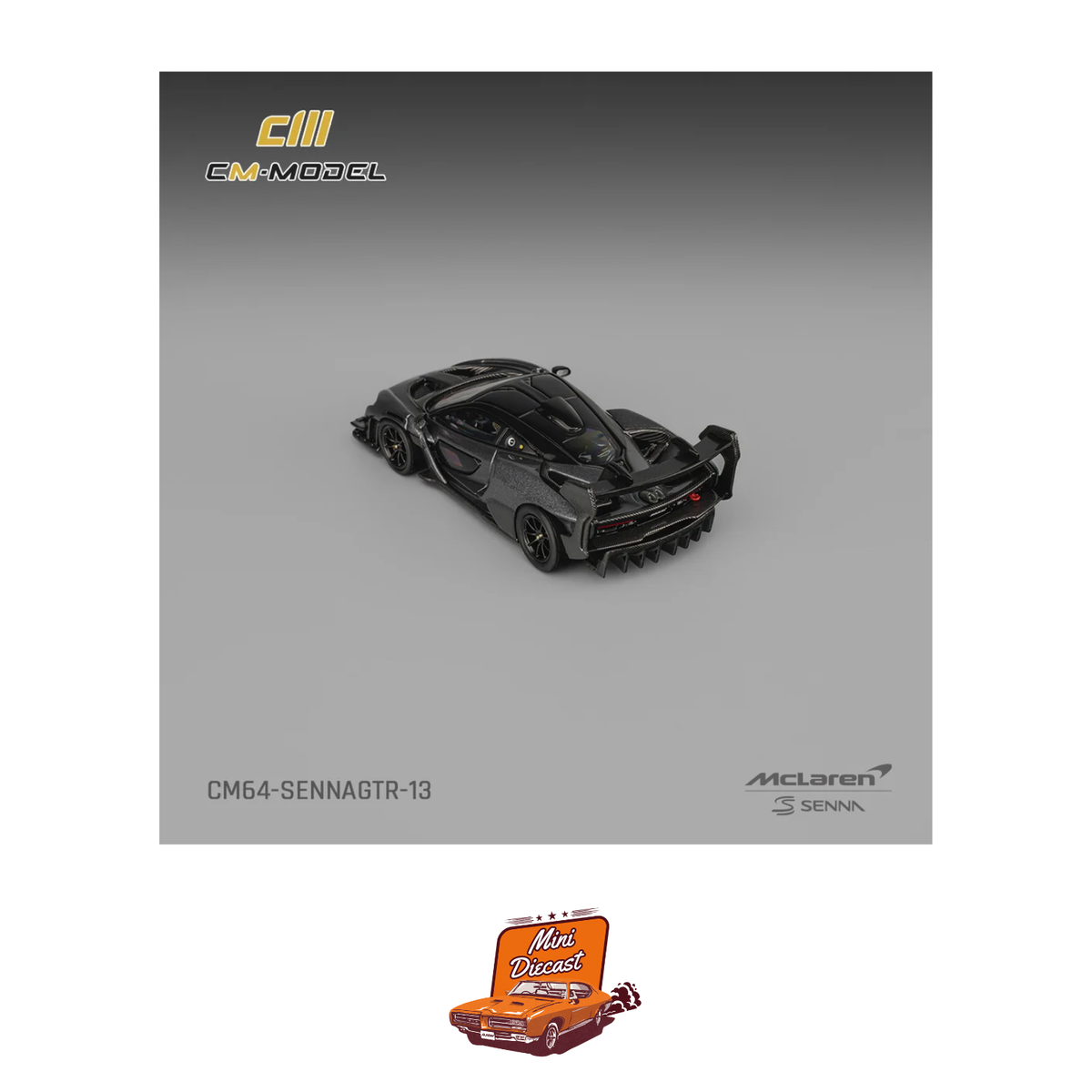 CM Model McLaren Senna GTR Dark Gray CM64-SennaGTR-13