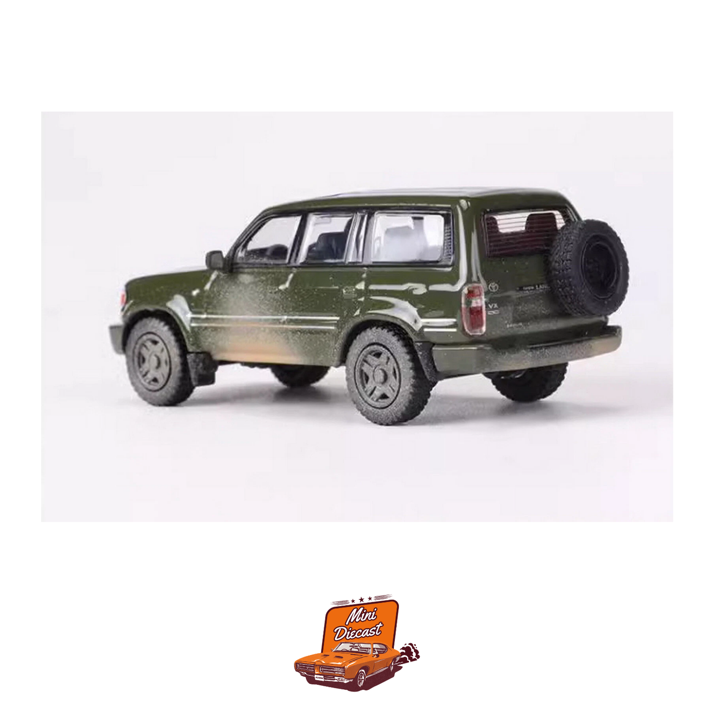 MASSDI Toyota Land Cruiser LC80 1994 (Green with Mud Effect) (TYT1010)