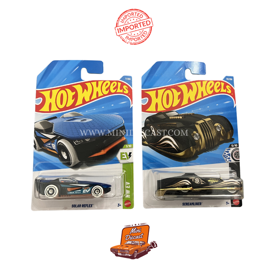 Hot Wheels Mainline (Set of 2) – Solar Reflex / Screamliner (Imported)