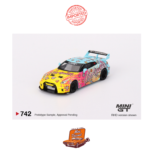 Mini GT #742 LB-Silhouette WORKS GT Nissan 35GT-RR Ver.1 LBWK KUMA (Blister Pack) (Imported)