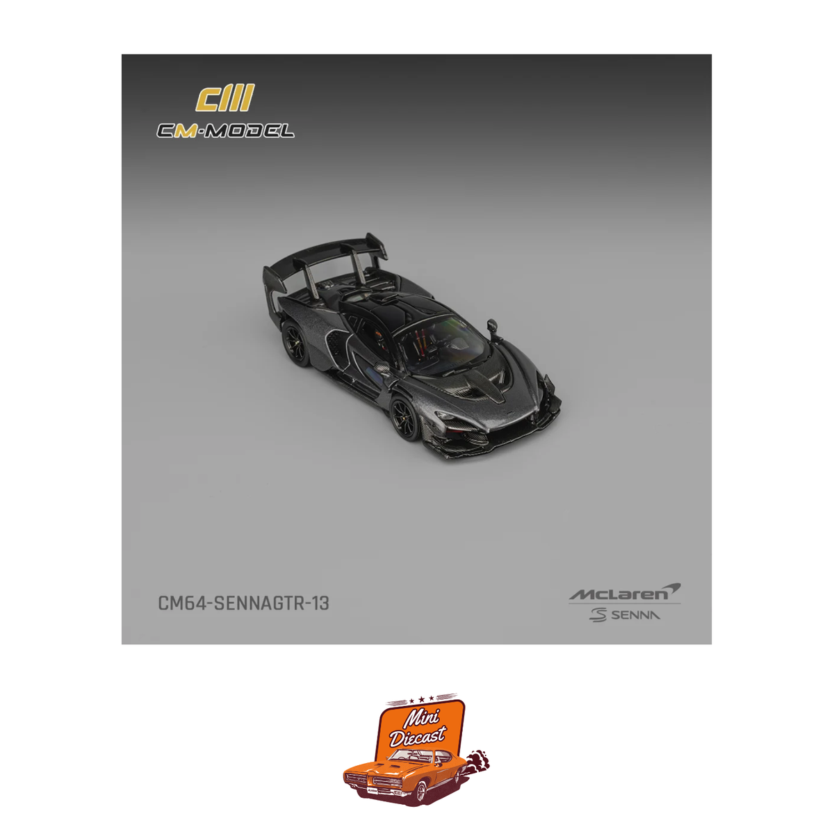 CM Model McLaren Senna GTR Dark Gray CM64-SennaGTR-13