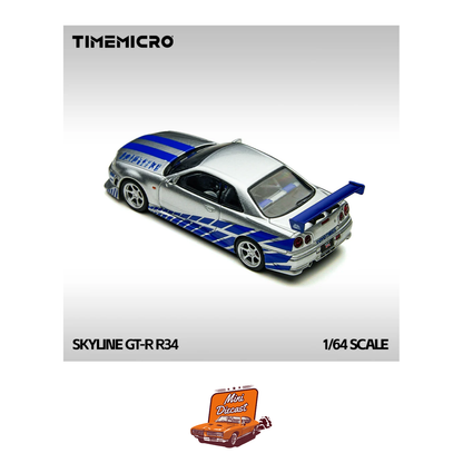 Time Micro Nissan Skyline GT-R R34 (TM800502)