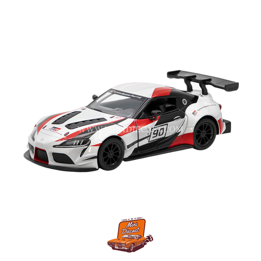 Kinsmart Toyota GR Supra Racing Concept (Printed) – 1:36 Scale White