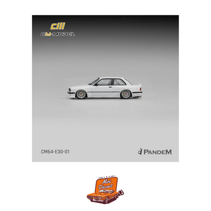 CM Model Pandem BMW M3 E30 Pearl White (CM64-E30-01)