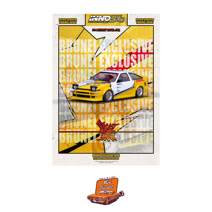 INNO64 Toyota Sprinter Trueno (AE86) Brunei Diecast Kustom Show 2024 IN64-AE86T-BDKS24